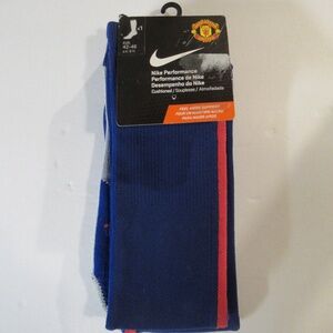 Nike Manchester United Football Club Soccer Socks Large New with Tags